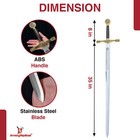 King Arthur Legend Of The Sword Excalibur Stainless Steel - Edition New Golden