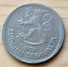 1970 Finland 1 Markka 