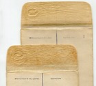 British Levant 1902   1909 On Gb Postal Stationery Registered Env  Eu 1b   4 Un