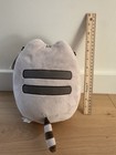 Pusheen Gray Cat Plush Stuffed Animal Holding Pizza Slice  Washable 9 5 Inch