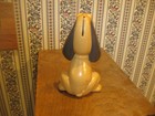 Vintage Plastic Hound Dog Coin Bank  1986 Tonka  Made In Hong Kong  Great Shape 