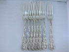 8 Sterling Gorham 7 3 4  Dinner Size Forks Versailles 1888