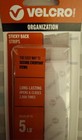 Velcro 90076 Sticky Back Strips - White 4pk 3 1 2 In X 3 4 In Adhesive