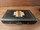Vintage Spy Metal Cigarette Case Black Engraving Grunge Lbars Chopper