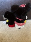 Mickey Mouse Minnie Mouse Vintage Plush Pair Set Disneyland Walt Disney World 