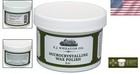 Microcrystalline Wax Polish 8 Oz - Protects Wood  Metal   Leather Surfaces