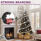 Suavir 6 Ft Prelit Christmas Tree Artificial W  818 Branch Tips 250 Lights Black