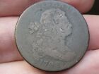 1798 Draped Bust Large Cent Penny- Style 2 Hair  Good vg Details