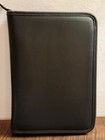Coach 5223 Leather Large Zip Planner Organizer Book Black Nwt 8x11 Vintage