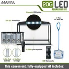 20 Gallon Led Aquarium Kit     Complete Fish Tank Setup With Filter  Lighting     