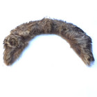 Vtg Genuine Fur Collar Attachable Lined 1970s