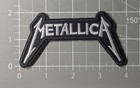 Metallica White Patch Heavy Metal Rock Band Embroidered Iron On 2x4 