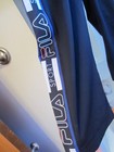 Pre-owned Women s Active Wear Capri Pants Fila Sport Size L Black Color