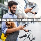 Phone Grip 2 Pieces Black Universal Sticky Finger Strap Holder For Smartphone   