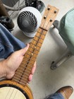 Antique Vintage Early Mid 1900   s Banjo Uke Birds Eye Maple