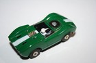 Vintage Aurora  1431 Mclaren Elva Green white Ho Scale Slot Car