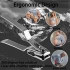 Toenail Clippers For Seniors  360 Rotating Long Handle Fingernail Clippers