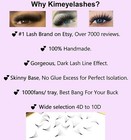 1000 Premade Volume Loose Fans Black 4d To 10d Eyelash Extensions Promade Mixed