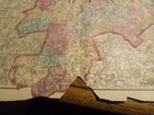 1871 Map Of Middlesex County Massachusetts From Walling State Atlas  As-found  