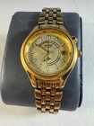 Vintage Seiko Kinetic Date Wristwatch  Gold Tone  3m22-ob29  Sapphire Crystal
