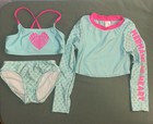 Girls 4t   5t Swimsuit Sets  Lot Of 3