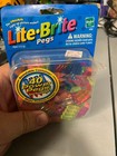 2001 Hasbro Lite-brite Peg Refill Set - New   Sealed