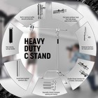 C Stand With Boom Arm  Heavy Duty Photography Light Stand  10 8ft Stainless S   