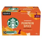 Starbucks Pumpkin Spice Flavored Coffee  10 K-cups  104g 3 6 Oz