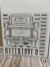 Honey Bee Stamps Big Pickup  Tailgate Stamp Set   Dies
