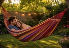 Canvas Hammock 1 - 2 Person Heavy Duty 102  X 31  Camping Backyard Patio Swing