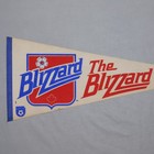 Vintage Original 1970s Toronto Blizzard Nasl Soccer Full Size Pennant Flag 30x12