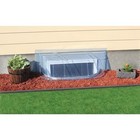 39 In W X 13 In D X 15 In H Window Well Cover Economy Straight Bubble Clear