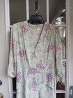 1940s Rayon Novelty Print Dress