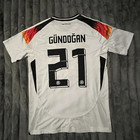 Germany Jersey Home F  tbol Soccer 2024 Adidas G  ndo  an 19 Men Size M  slim 