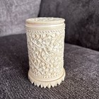 Vintage Decorative Trinket Box W lid Carved Dragon Chinese Box