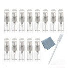 10 Pcs 2ml Mini Clear Glass Spray Bottles Empty Perfume Sample Bottle