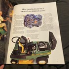 John Deere Lawn Tractors Vintage Dealer Sales Brochure