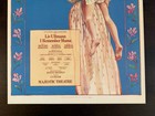 Rare Flop I Remember Mama 1979 Broadway Musical Liv Ullmann Majestic Window Card