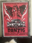 Danzig Concert Poster Ltd Ed 61 138 Signed Danzig   Artist Sara Ray  Silkscreen