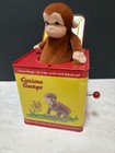 Schylling Curious George Jack In The Box Tin Plush Monkey Works Tested Toy