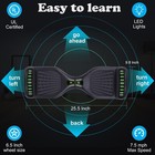 Hoverboard Electric Bluetooth Led Dual Motors Self-balancing E-scooter For Kids