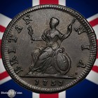 Great Britain 1731 Farthing 1 4d Gb3164