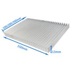 Aluminum Cooling Heatsink Radiator Heatsink Cooling Management Radiator Heatsink