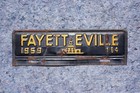 1959 Fayetteville North Carolina License Plate Town Topper Tag   164