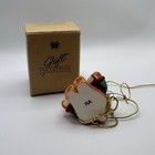 Nos Christmas Avon 2001 Gift Collection Holiday Wishes Package Topper Teddy Bear