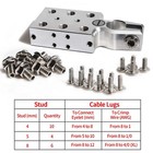 Vgate A20-stud Agm Battery Post Terminals  Block To Connect 8awg Up To 4 0 xl 