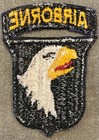 Original Vietnam War Us Army 101st Airborne Division Patch Attached Airborne Tab