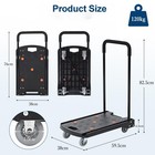 Heavy Duty Folding Hand Truck Dolly Cart With Wheels Utility Luggage Cart 330lbs