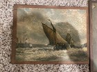 Lot Of 4 Wood Jigsaw Puzzle Vintage Boat And  Portrait Scenes  175 Pieces Each