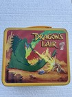 Vintage 1983 Dragon   s Lair Metal Lunchbox Lunch Box Aladdin No Thermos Cartoon
